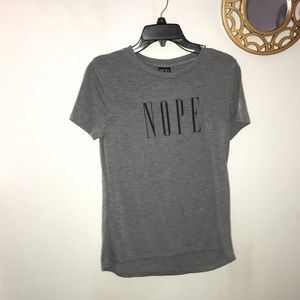 “nope” tee